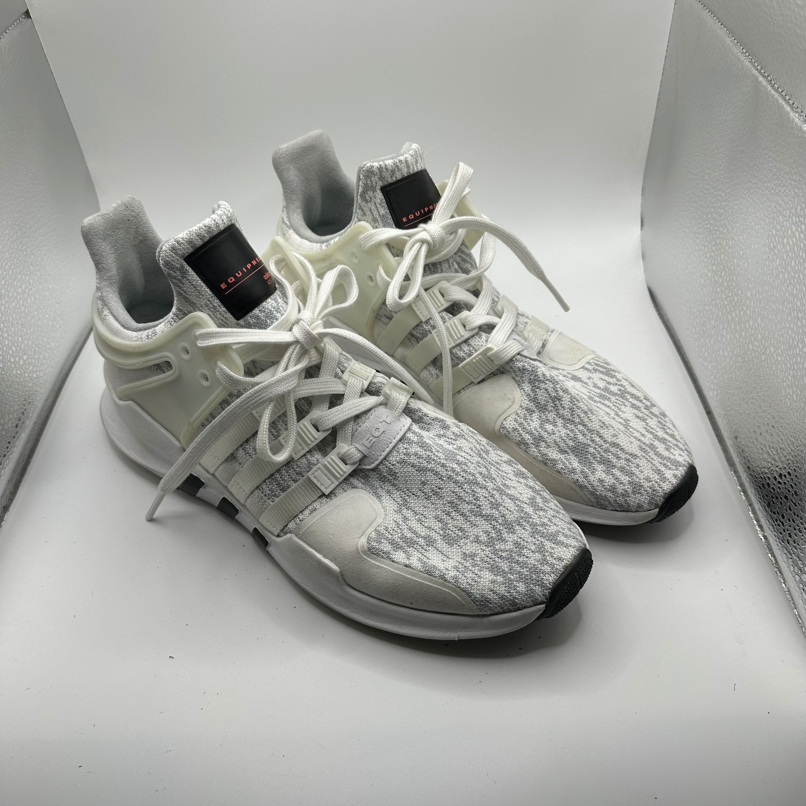 Adidas Eqt Support Adv Grey White Glitch Mens Running Shoes Bb1305 Size 10.5